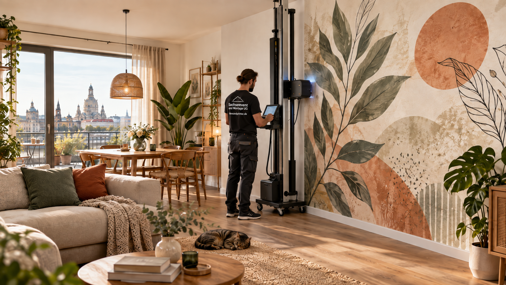 Wanddruck – Privatwohnung