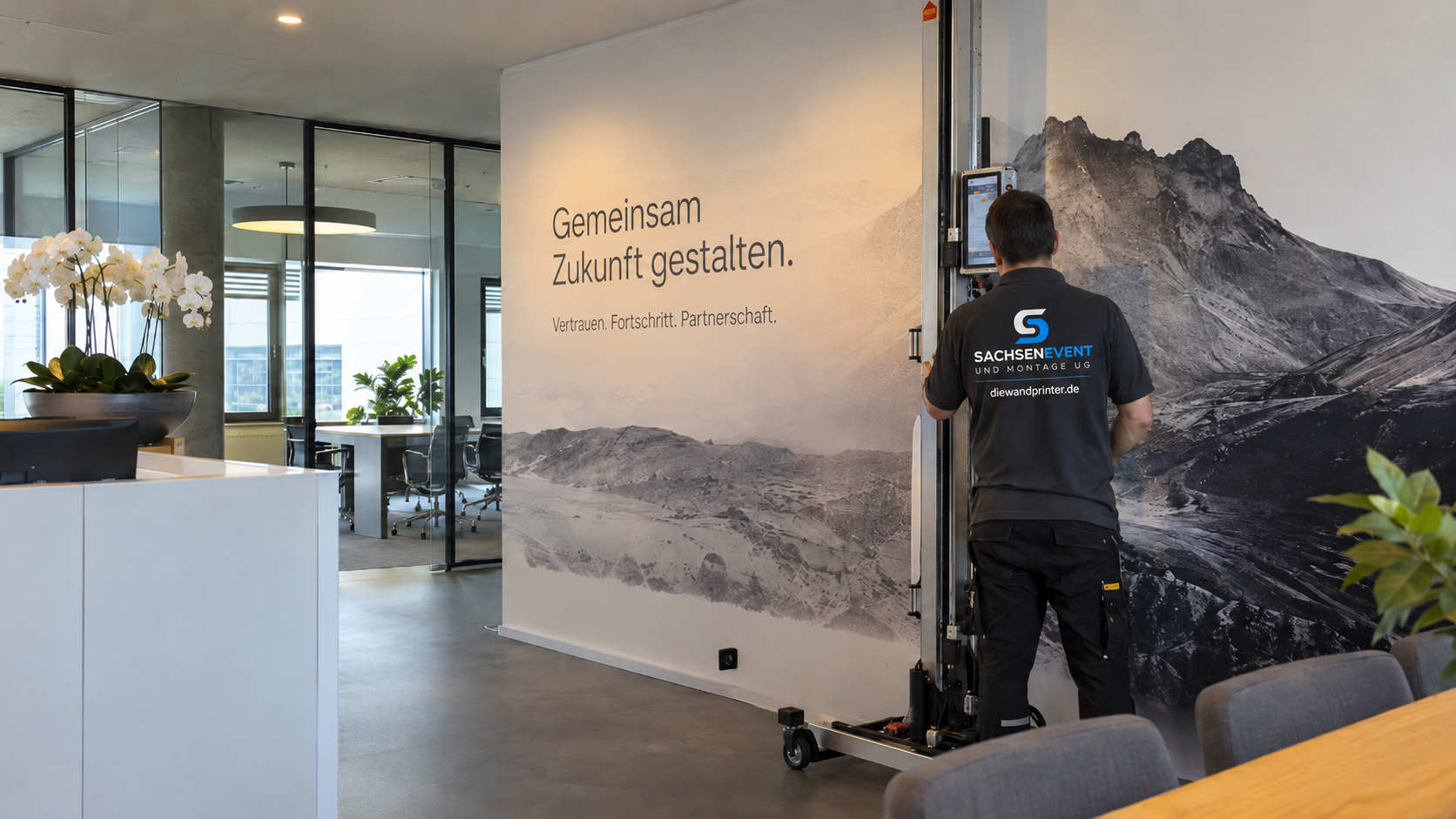 Wanddruck – Büro & Gewerbe
